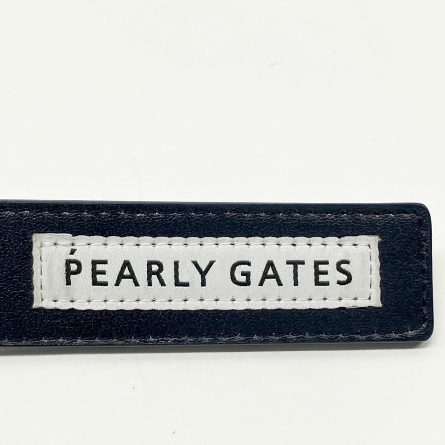 PEARLY GATES（パーリーゲイツ） ベルト New Historyロゴ ネイビー系