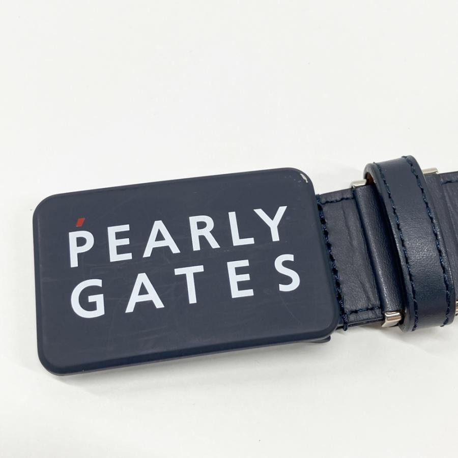 新品未使用品　パーリーゲイツ　ゴルフベルト　濃紺 PEARLY GATES（パーリーゲイツ） バックルベルト ネイビー系 ゴルフ