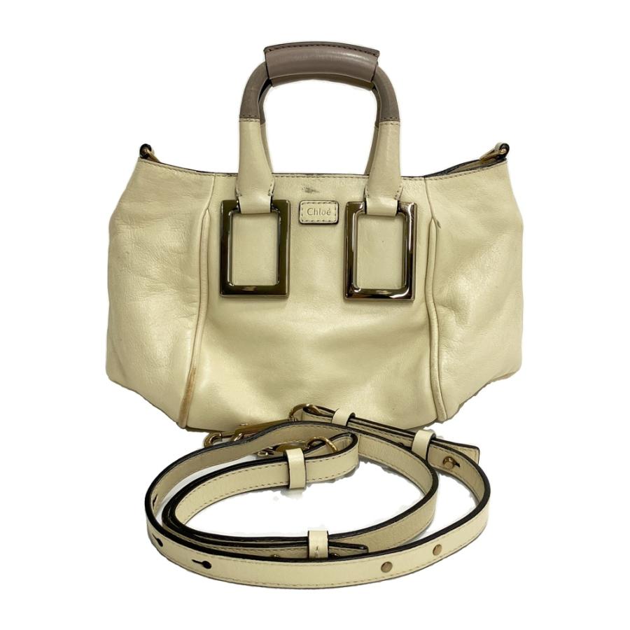 Chloe クロエ エテル 2way ショルダーバッグハンドバッグ レザー CHLOE クロエ エテル 2WAY ショルダーバッグ ベージュ系 : ブランド