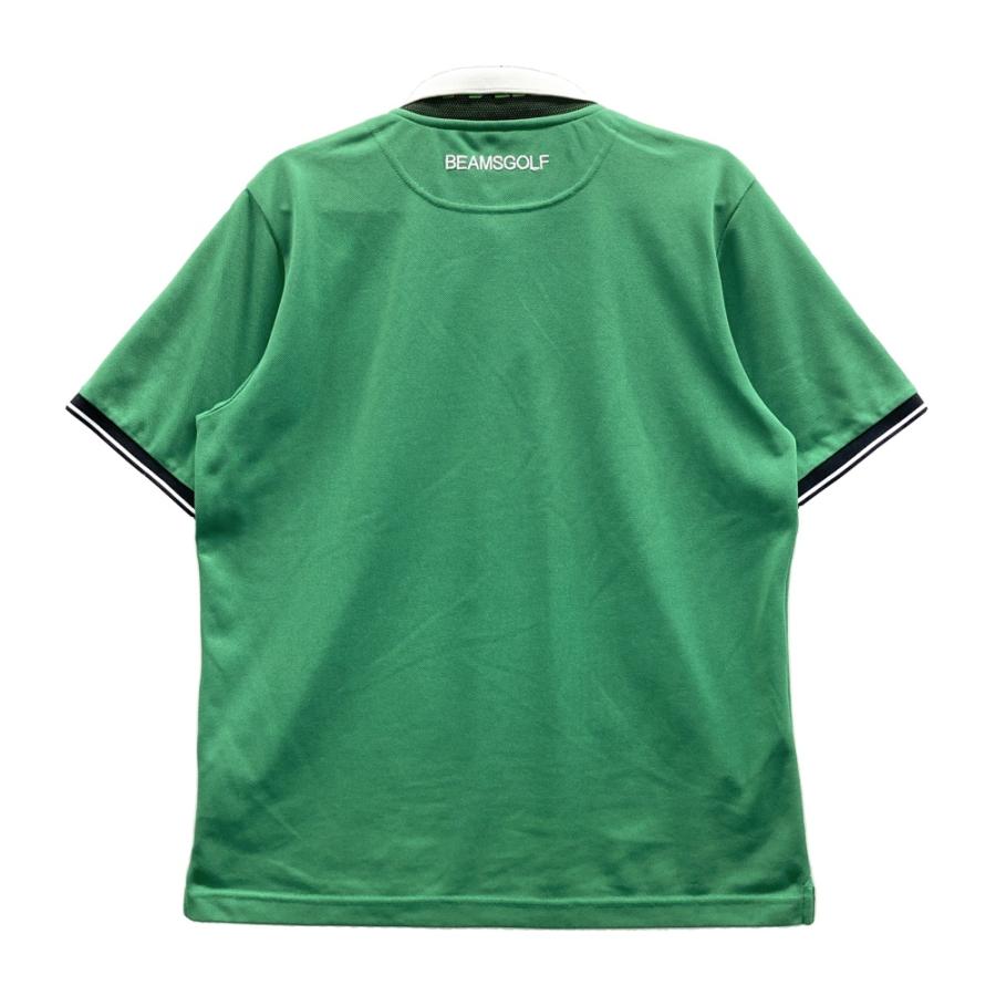 BEAMS GOLF ビームスゴルフ 半袖ポロシャツ グリーン系 L ゴルフウェア