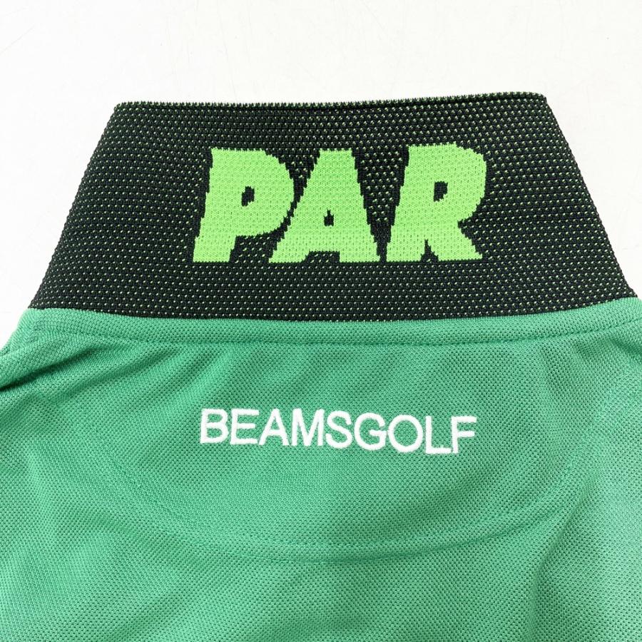 BEAMS GOLF ビームスゴルフ 半袖ポロシャツ グリーン系 L ゴルフウェア