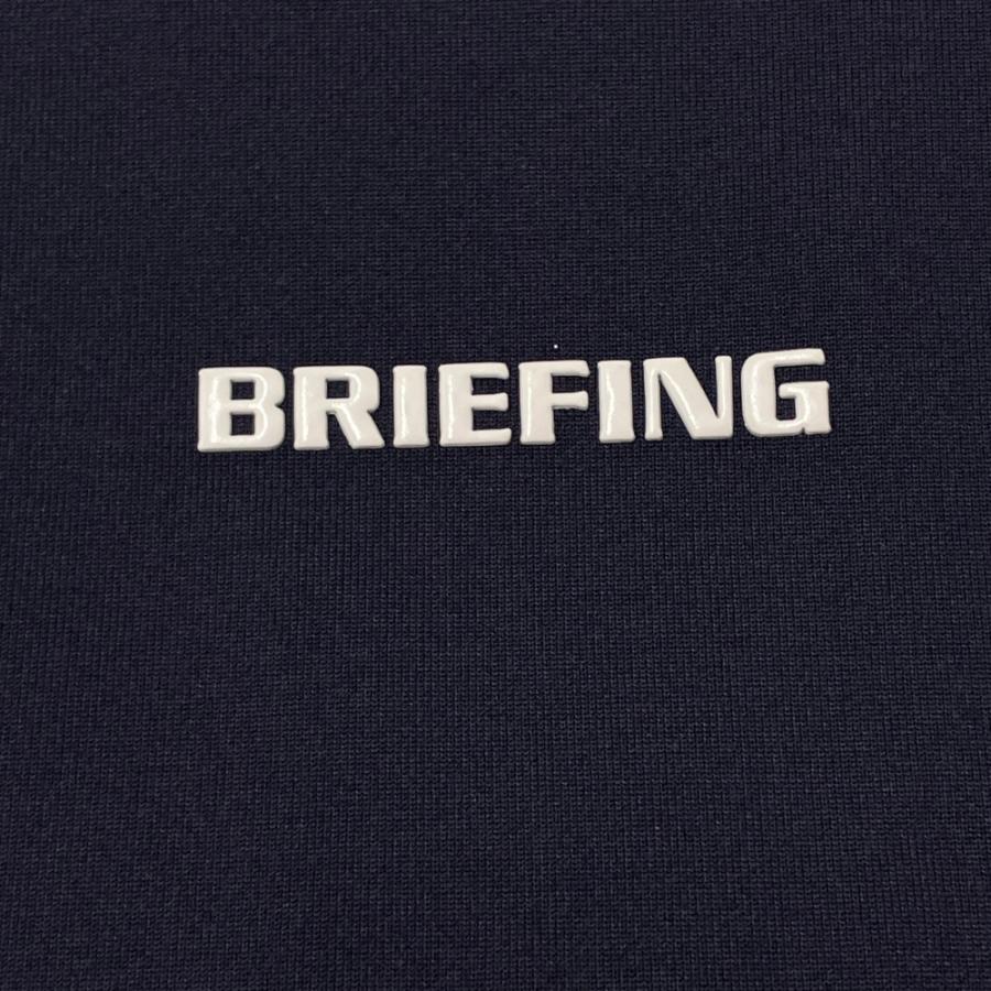BRIEFING GOLF ブリーフィング モックネック 半袖Tシャツ ネイビー系