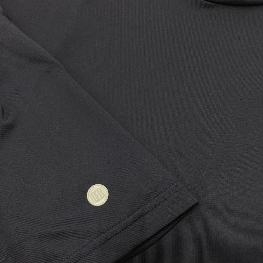 BRIEFING GOLF ブリーフィング モックネック 半袖Tシャツ ネイビー系