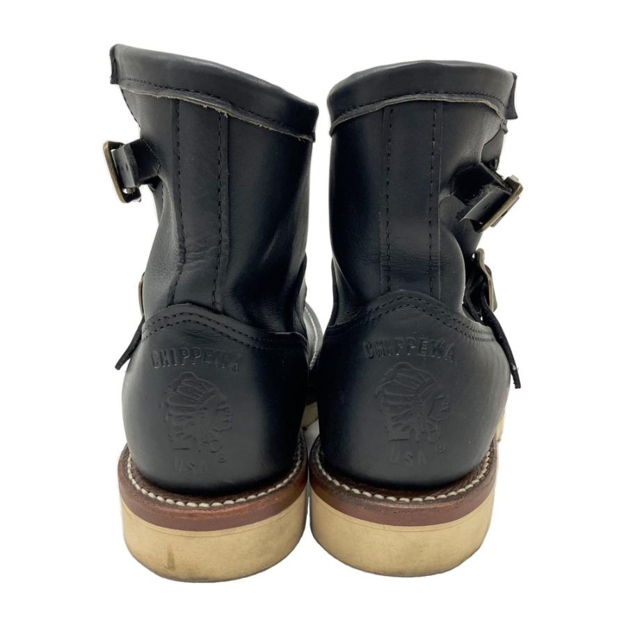 CHIPPEWA（チペワ） 97879 エンジニアブーツ モックトゥ ブラック系 8E