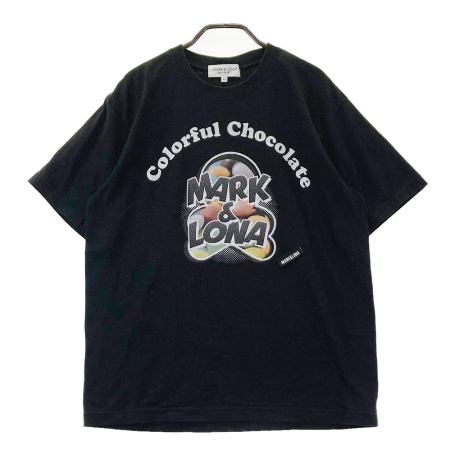 美品 ★ MARK&LONA 2025モデル Tシャツ マーク&ロナ 正規品 MARK&LONA（マークアンドロナ） 2025年モデル 半袖Tシャツ ブラック系