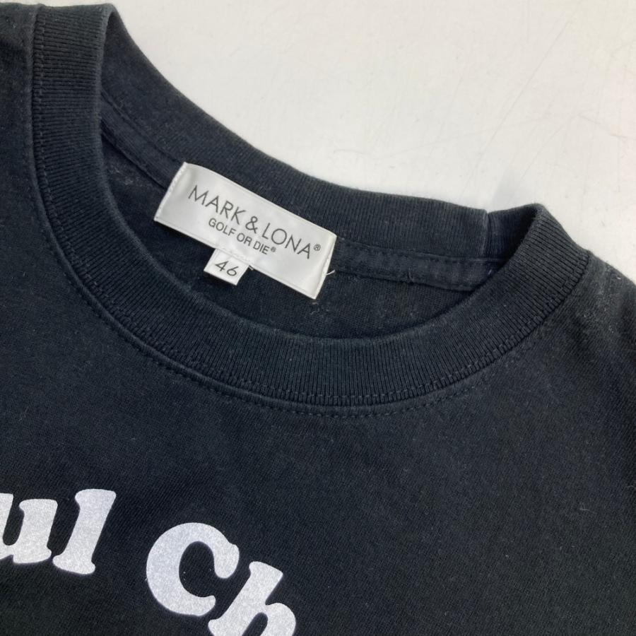 美品 ★ MARK&LONA 2025モデル Tシャツ マーク&ロナ 正規品 MARK&LONA（マークアンドロナ） 2025年モデル 半袖Tシャツ ブラック系