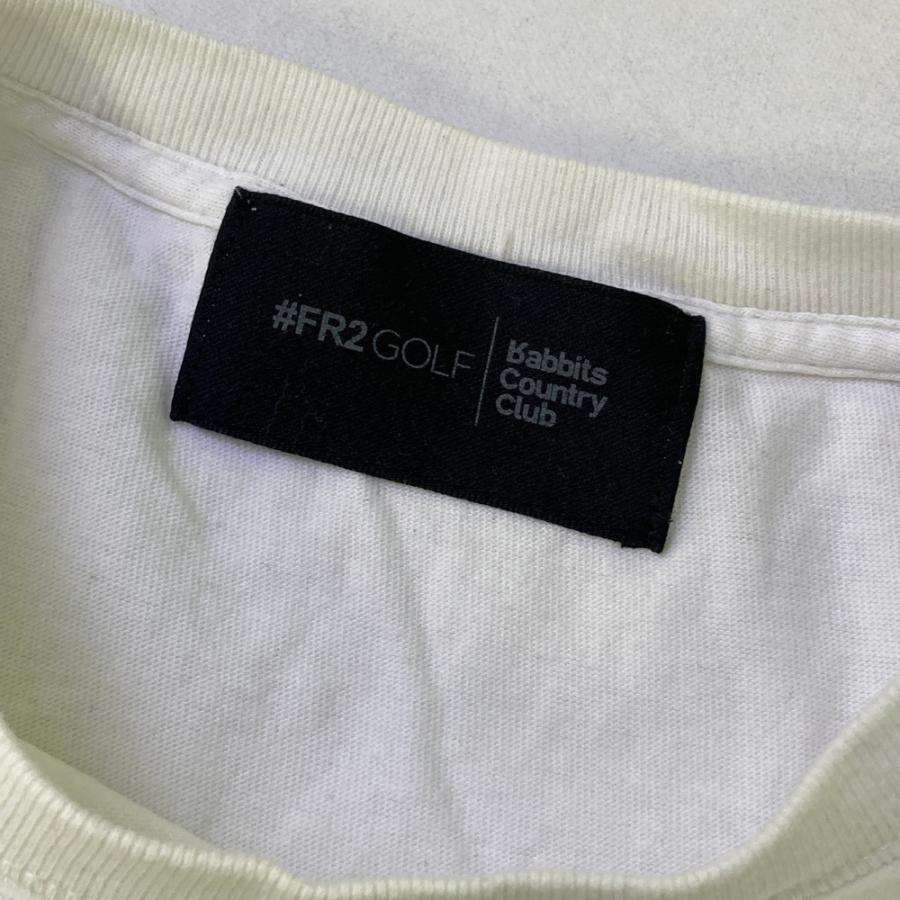 FR2 GOLF エフアールツーゴルフ 半袖Tシャツ ホワイト系 L ゴルフ