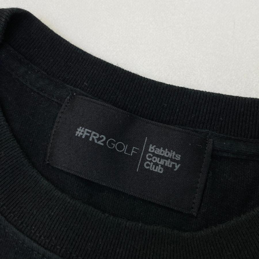 FR2 GOLF エフアールツーゴルフ 半袖Tシャツ ブラック系 L ゴルフ