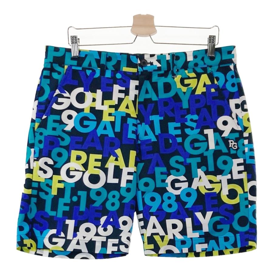 PEARLY GATES（パーリーゲイツ） ハーフパンツ ロゴ総柄 ネイビー系 6