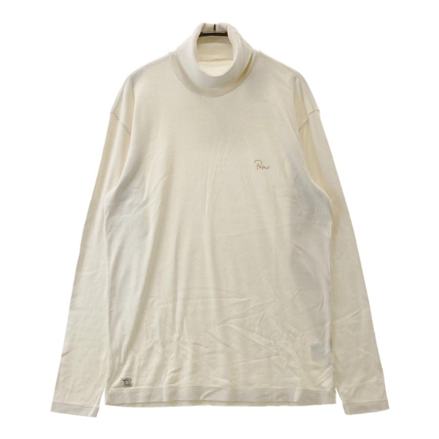 PAPAS（パパス） 【新品】PAPAS タートルネック 長袖Tシャツ ホワイト 