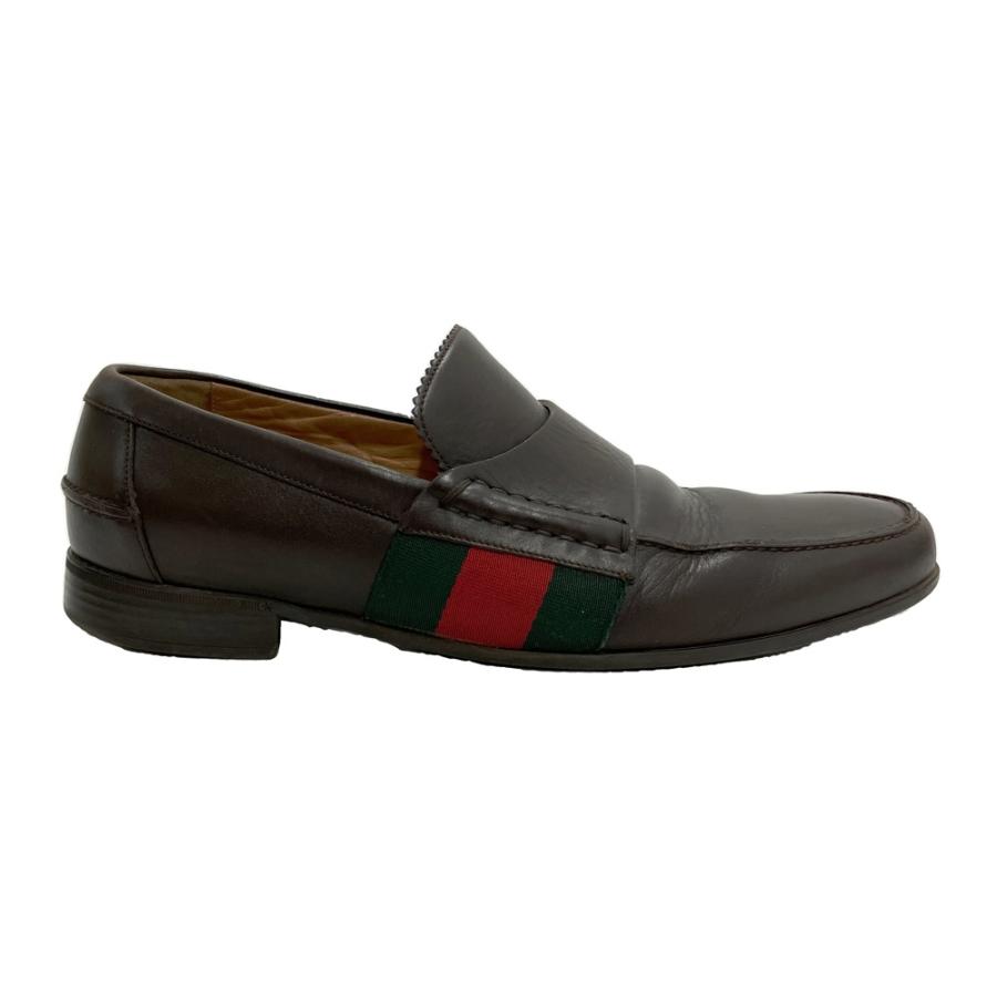 GUCCI（グッチ） 269670 ローファー シェリーライン ブラウン系 7 1/2 