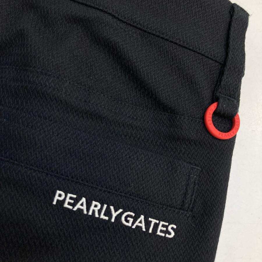 サイズ：00 PEARLY GATES パーリーゲイツ 2025年 ロングパンツ  ブラック系 [240101726346] ゴルフウェア レディース ストスト PEARLY GATES（パーリーゲイツ） 2025年 ロングパンツ ブラック系 00