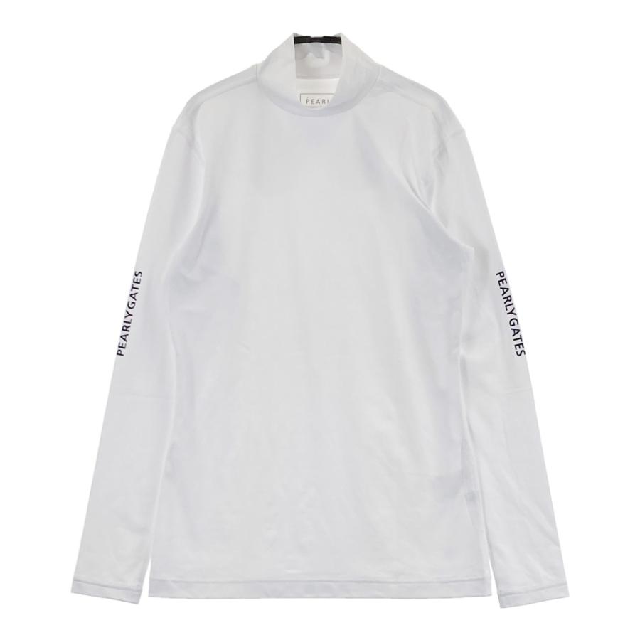 新品未使用 パーリーゲイツ ハイネックカットソー ホワイト2 PEARLY GATES（パーリーゲイツ） ハイネック 長袖Tシャツ ホワイト系 2