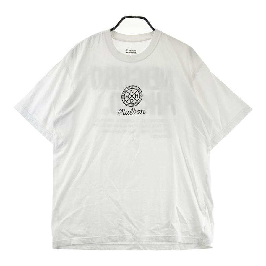 Malbon NEIGHBORHOOD Tシャツ ホワイト NEIGHBORHOOD ネイバーフッド 半袖Tシャツ ×Malbon ホワイト系 L