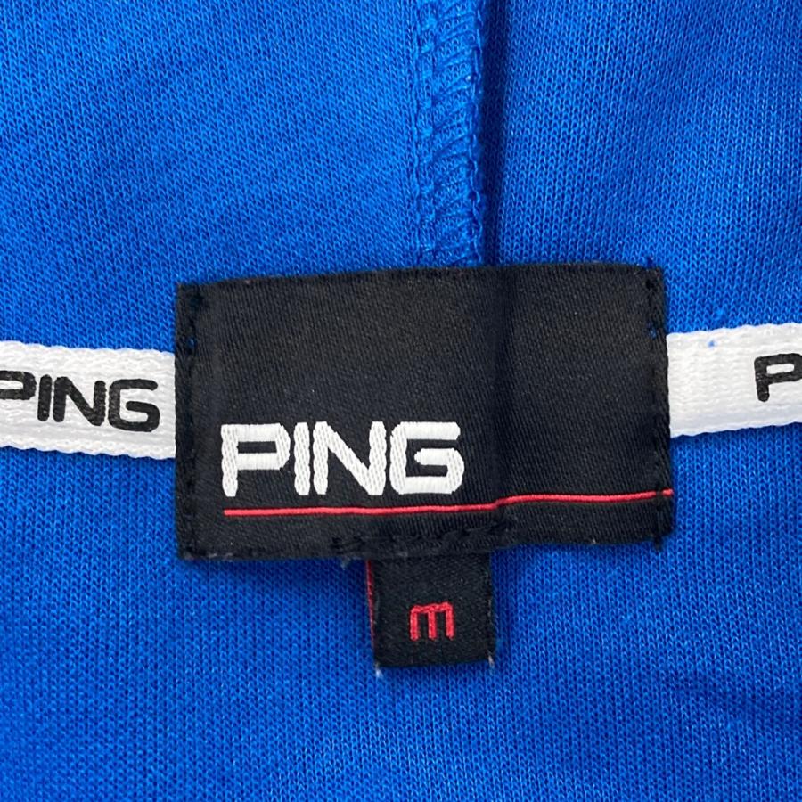 PING（ピン） 半袖 スウェットパーカー ブルー系 M ゴルフウェア