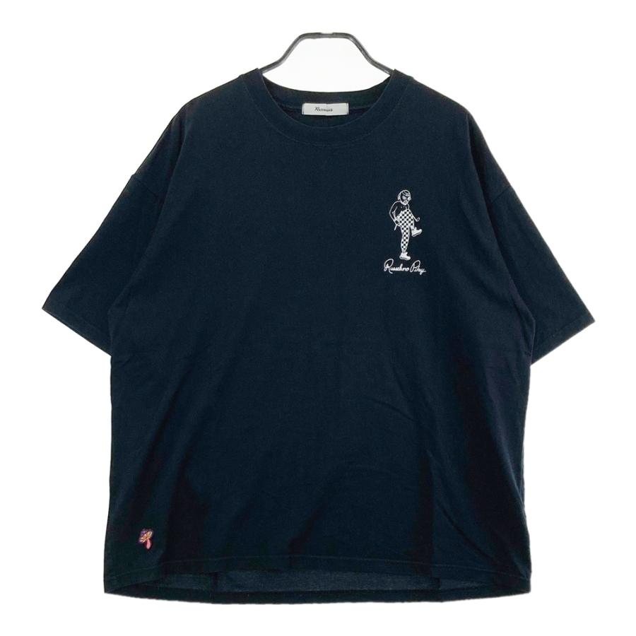 新品未使用ラッセルノ半袖Ｔシャツ　サイズ4 Russeluno（ラッセルノ） 半袖Tシャツ ルチャ ブラック系 6 ゴルフ