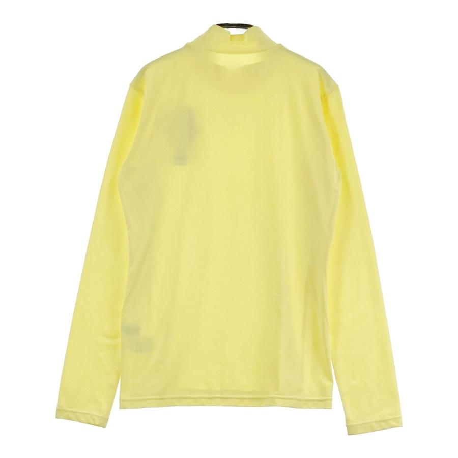 WAAC 蛍光イエロー ハイネックシャツ Mサイズ WAAC ワック 072252064-0041 ハイネック 長袖Tシャツ イエロー系 M