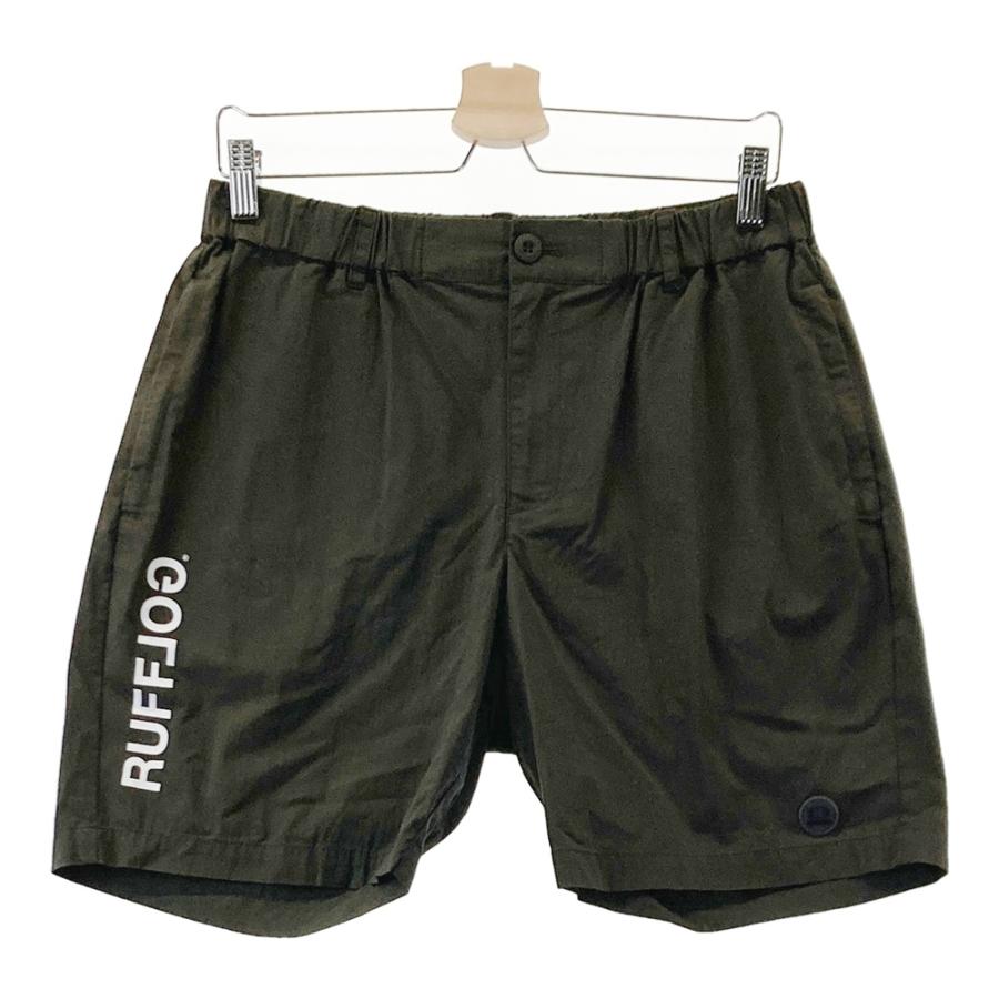 RUFFLOG ラフロッグ ストレッチ ハーフパンツ カーキ系 L ゴルフウェア
