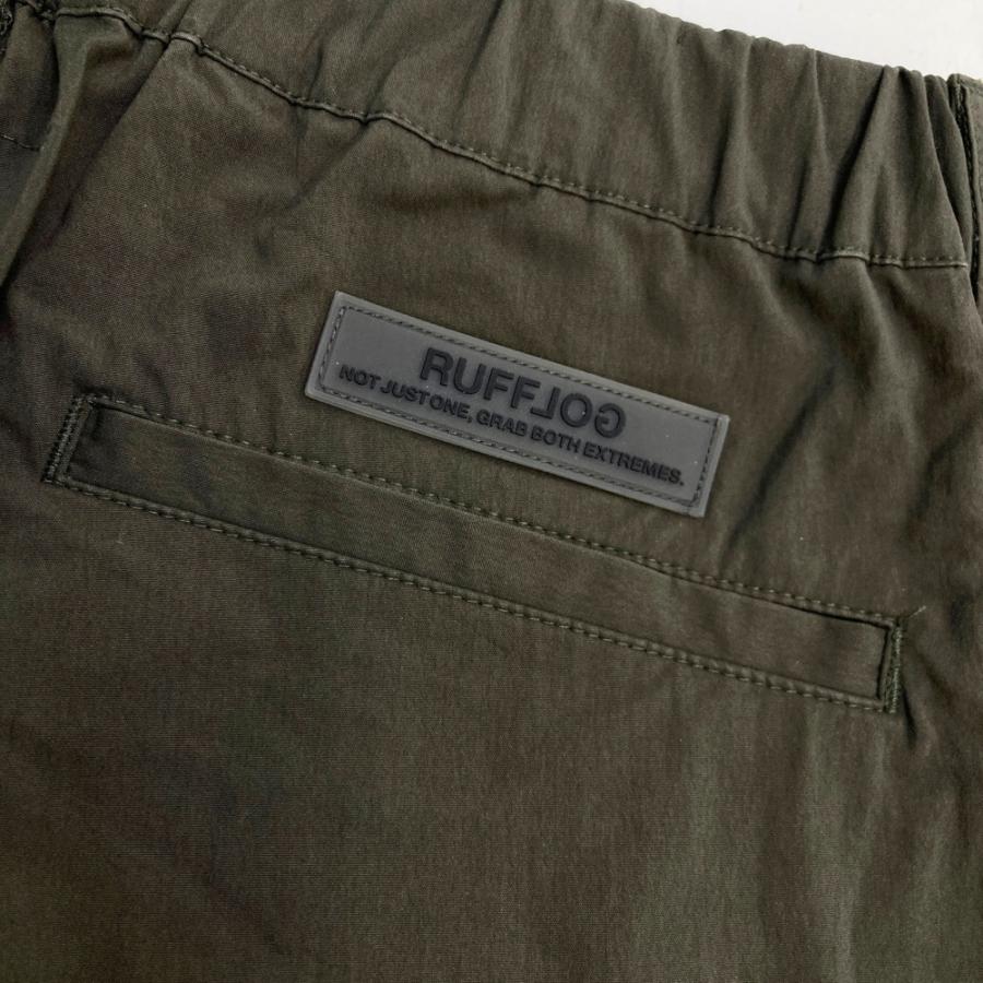 RUFFLOG（ラフロッグ） ストレッチ ハーフパンツ カーキ系 L ゴルフ