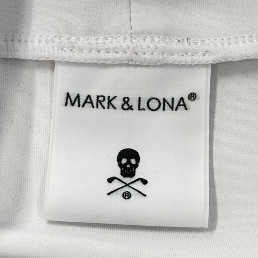 サイズ：46 MARK&LONA マークアンドロナ 2024年モデル ハイネック 長袖Tシャツ スカル  ホワイト系 [240101729747] ゴルフウェア メンズ ストスト MARK&LONA（マークアンドロナ） 2024年モデル ハイネック 長袖Tシャツ