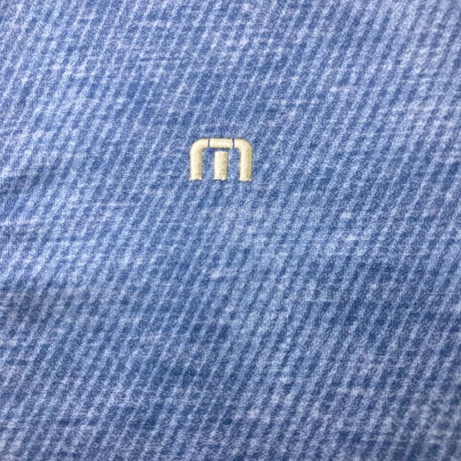 TRAVISMATHEW トラビスマシュー ロゴ刺繍入り 半袖ポロシャツ 総柄