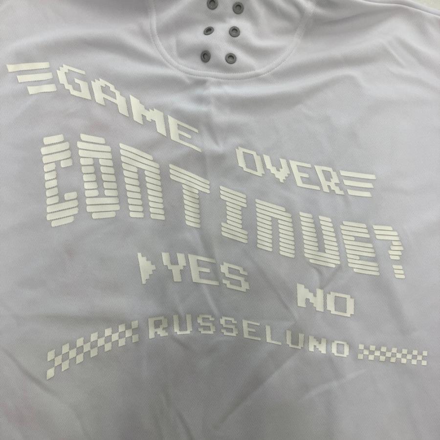 RUSSELUNO ラッセルノ 半袖ポロシャツ ルチャプリント ホワイト系 5