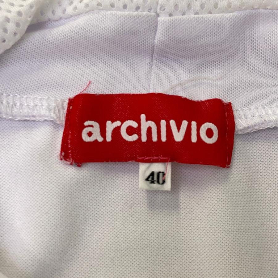 archivio（アルチビオ） ノースリーブシャツ ホワイト系 40 ゴルフ