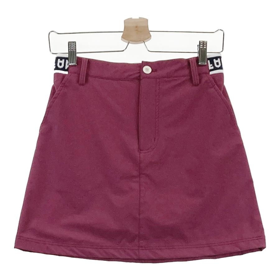 新品】CLUNK クランク 裏メッシュ ストレッチ スカート レッド系 M