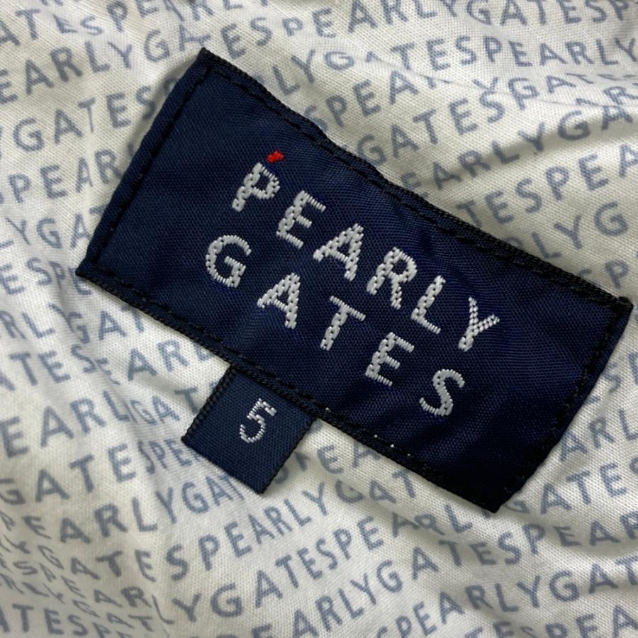 PEARLY GATES（パーリーゲイツ） ロングパンツ 千鳥 総柄 ネイビー系 5