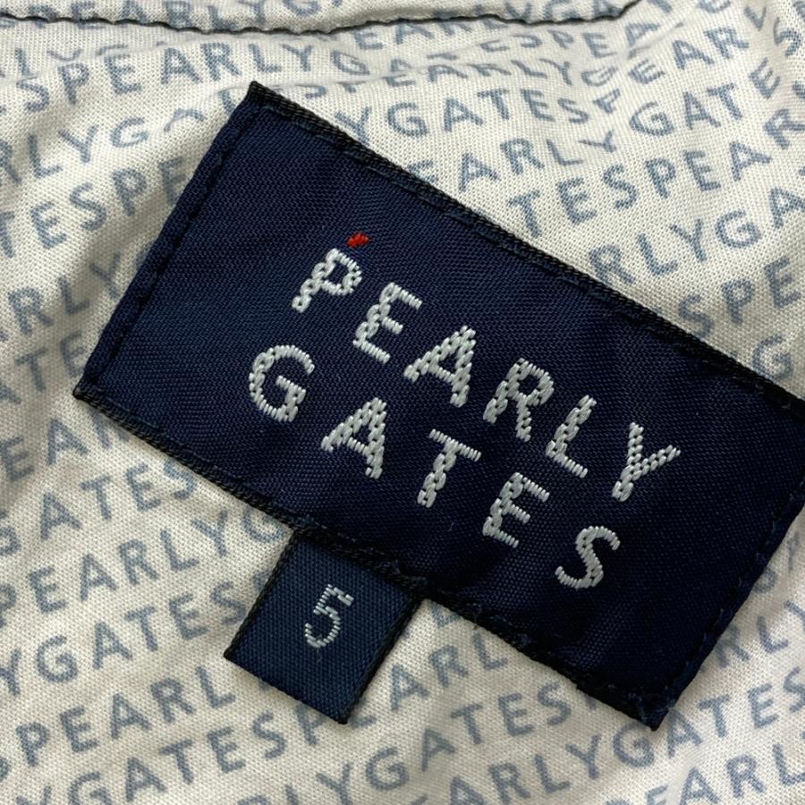 PEARLY GATES パーリーゲイツ ストレッチパンツ チェック柄 レッド系 5