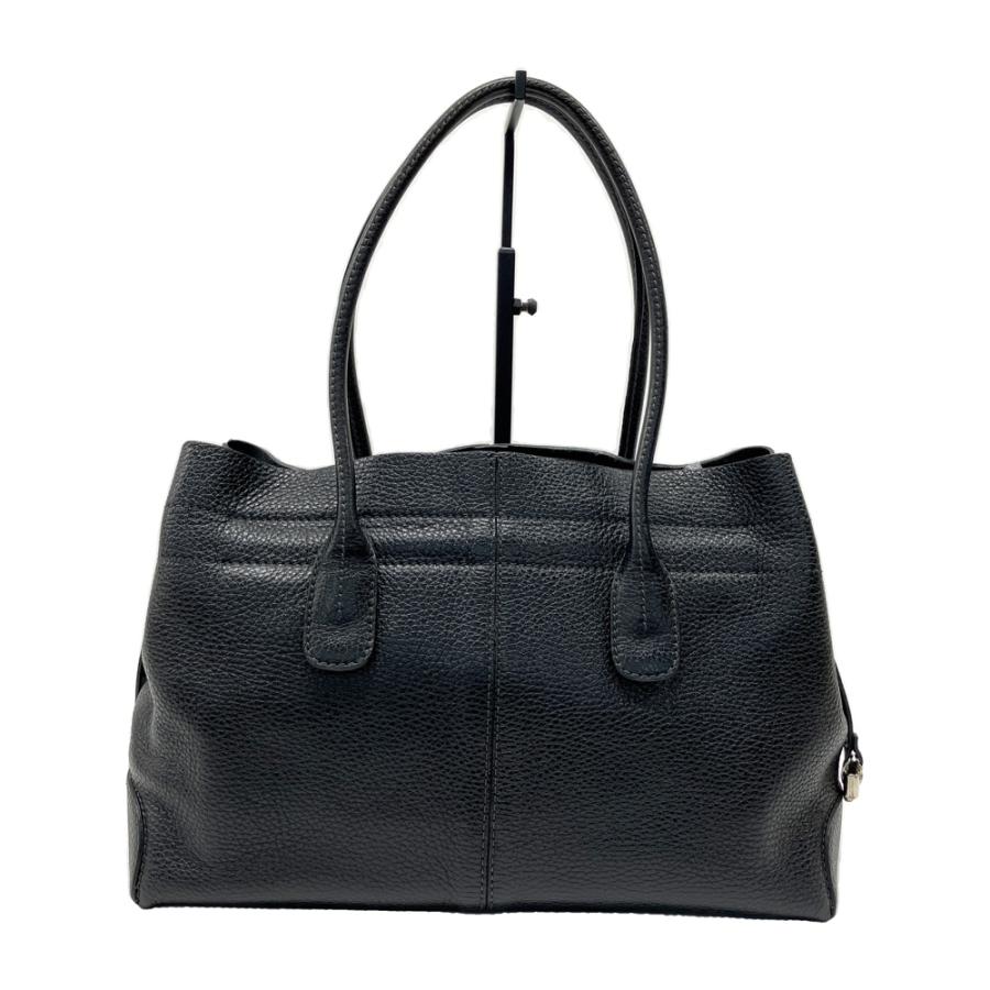 TOD'S（トッズ） レザー トートバッグ ブラック系 : ブランド古着