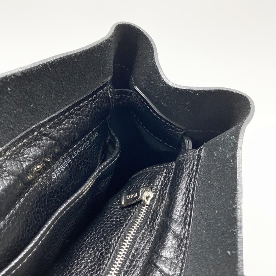 TOD'S（トッズ） レザー トートバッグ ブラック系 : ブランド古着