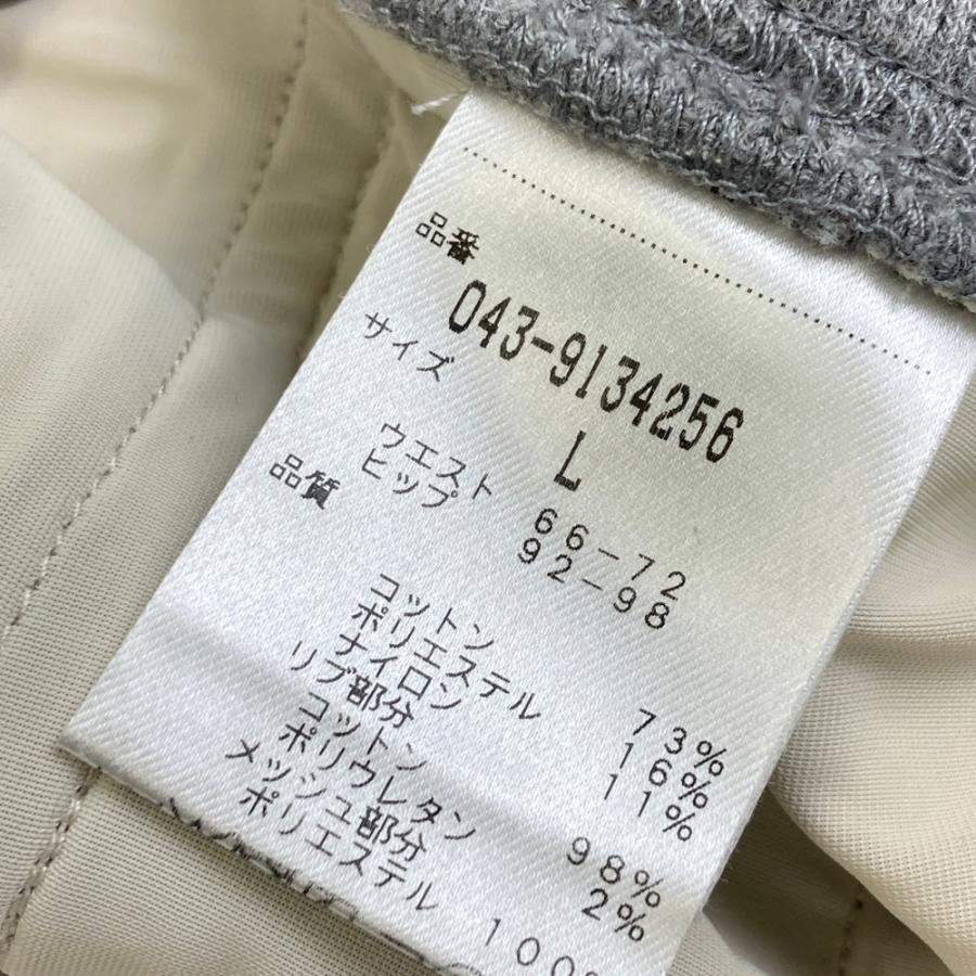 St ANDREWS スカート 総柄 シアサッカー ゴルフ ウェア 40 L 白 ゴルフ