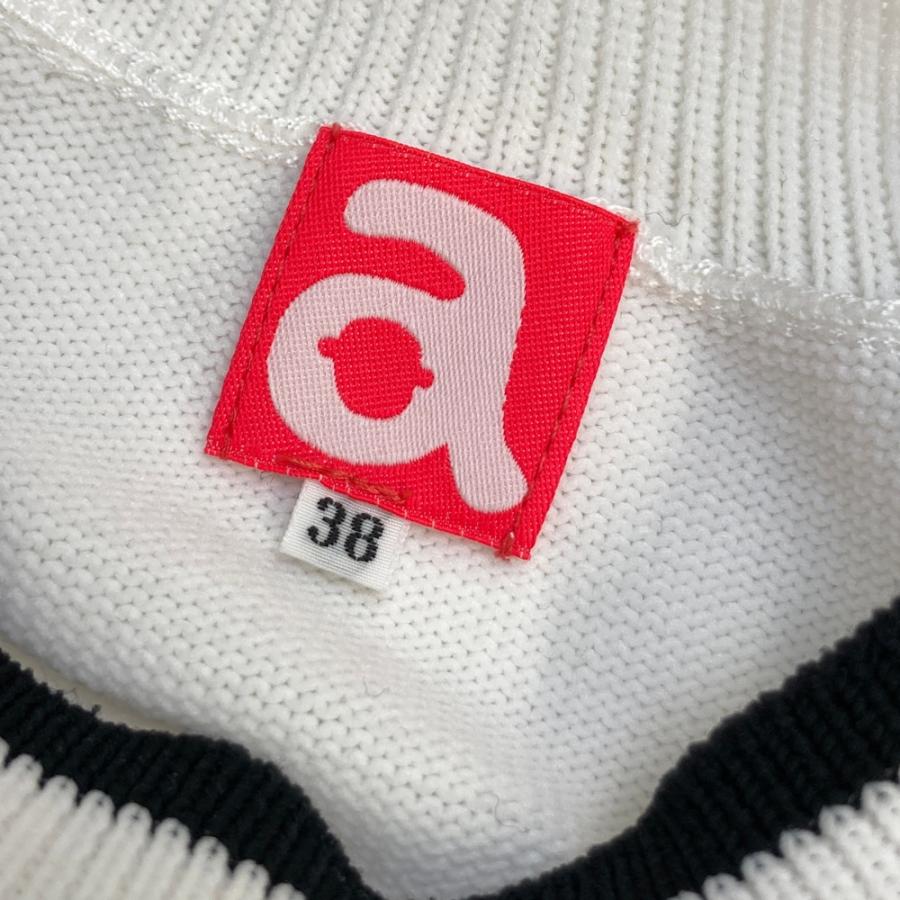 ARCHIVIO アルチビオ クルーネック 長袖ニットセーター ホワイト系 38