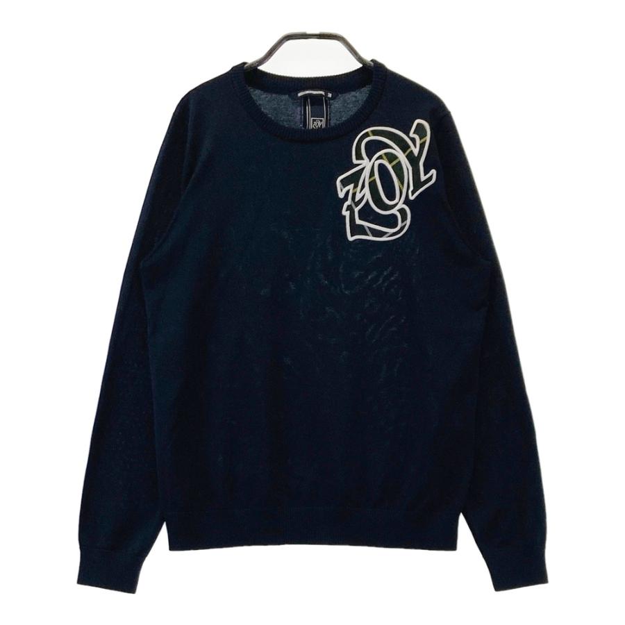 サイズ：38 ZOY ゾーイ  ニット セーター  ネイビー系 [240101589011] ゴルフウェア レディース ストスト ZOY（ゾーイ） ニットセーター ネイビー系 38 ゴルフウェア レディース