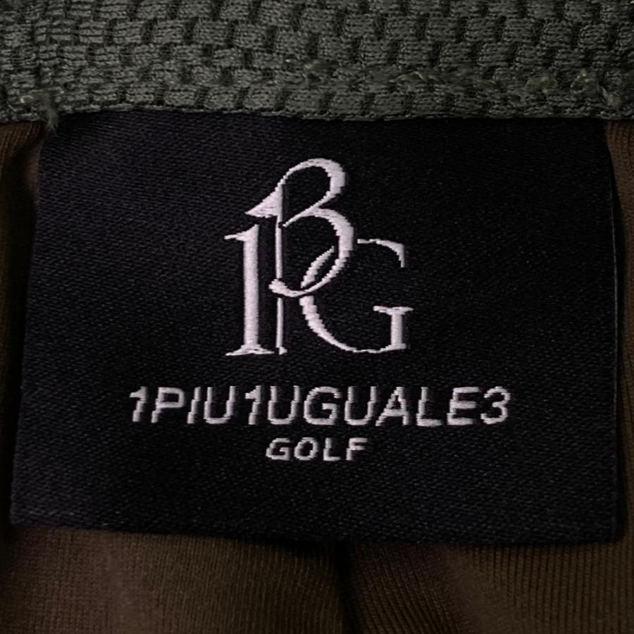 1PIU1UGUALE3 GOLF GSP054 インナー付スカート 裾ロゴ カーキ系 2