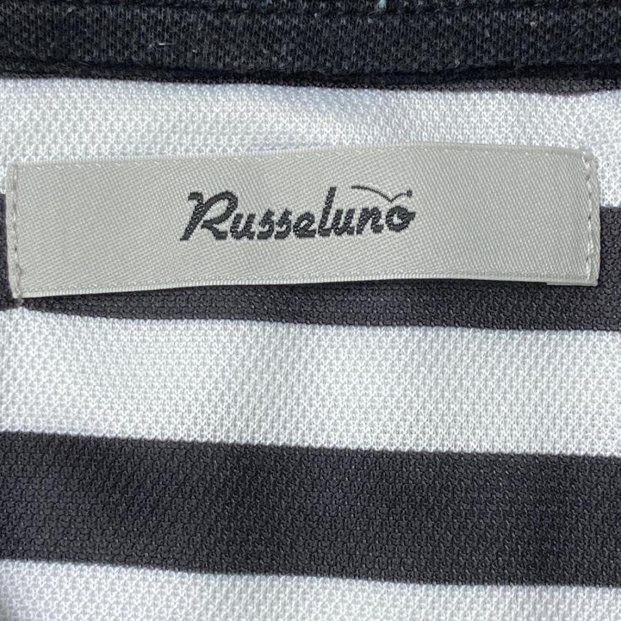 Russeluno（ラッセルノ） 半袖ポロシャツ ボーダー柄 ホワイト系 7