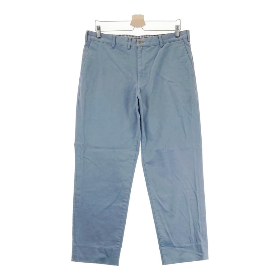 新品】PAPAS パパス ストレッチ トラウザーパンツ ブルー系 LL メンズ