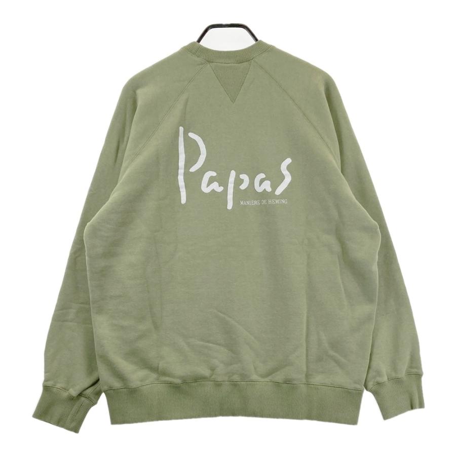 PAPAS（パパス） 【新品】PAPAS 吊り編み裏毛 スウェットトレーナー
