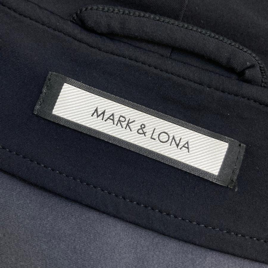 MARK&LONA マークアンドロナ 切替 ジップジャケット ロゴ×カモフラ柄