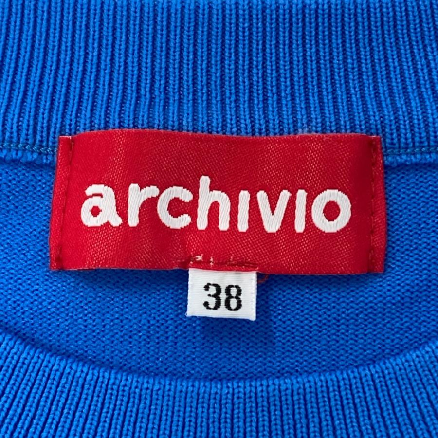 archivio（アルチビオ） ; 2024年モデル フリル袖ニットプルオーバー