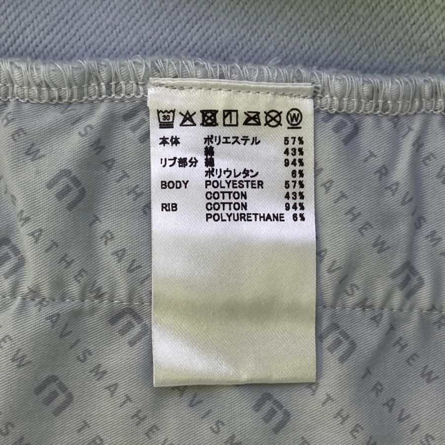 TRAVISMATHEW トラビスマシュー ハーフジップ 半袖トレーナー グレー系