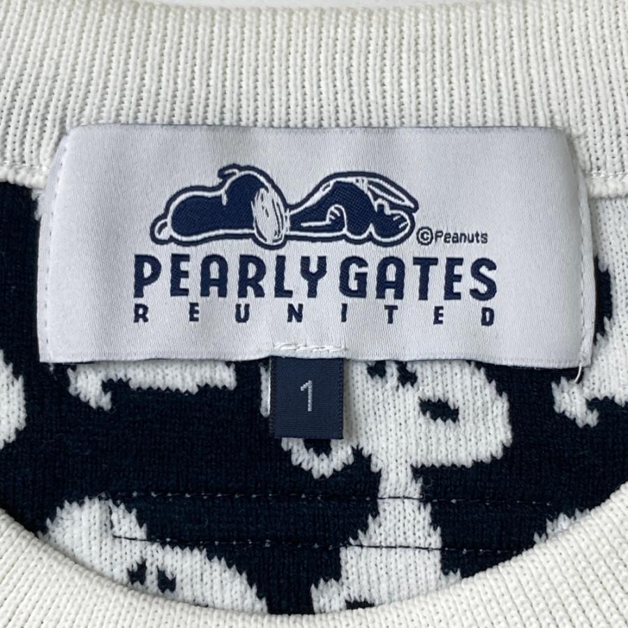 PEARLY GATES（パーリーゲイツ） × PEANUTS クルーネック 長袖ニット