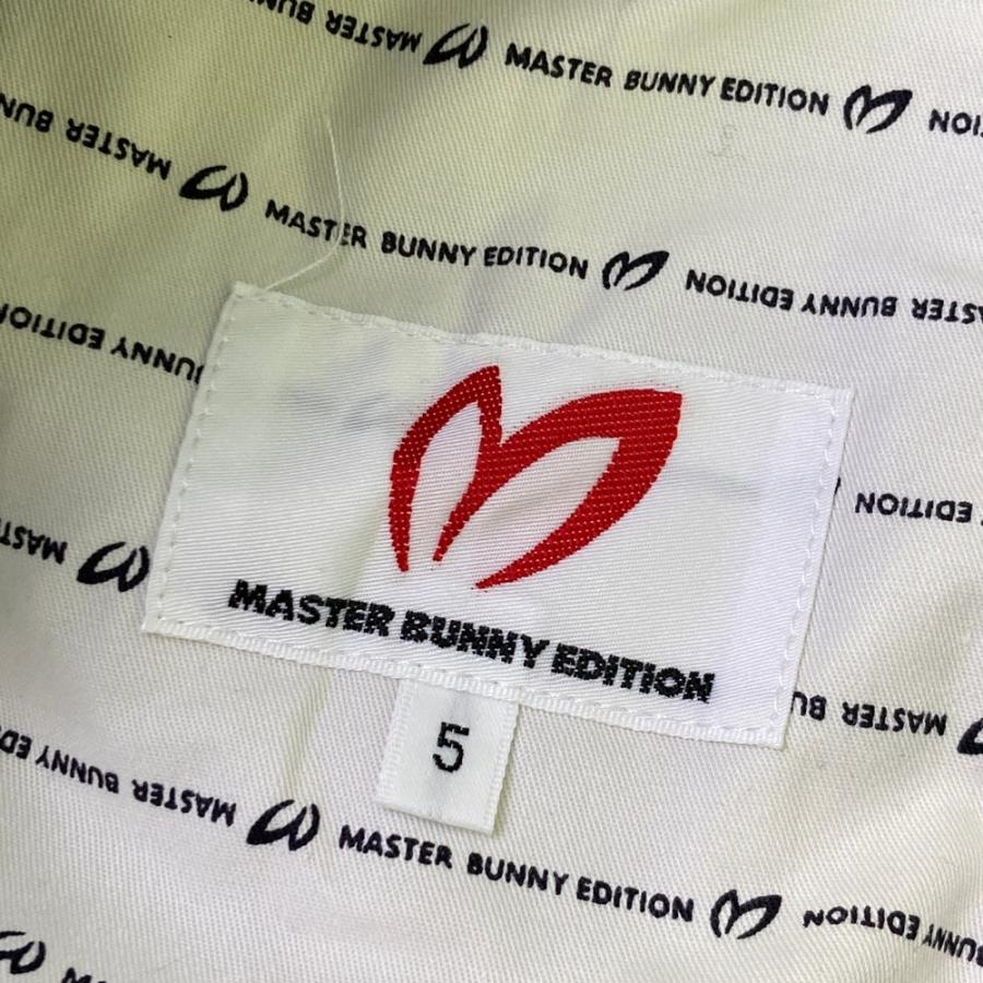 サイズ：5 MASTER BUNNY EDITION マスターバニーエディション 2024年モデル ロゴテープ ストレッチパンツ  ブラック系 [240101735511] ゴルフウェア メンズ ストスト MASTER BUNNY EDITION マスターバニーエディション 2024年モデル ロゴ