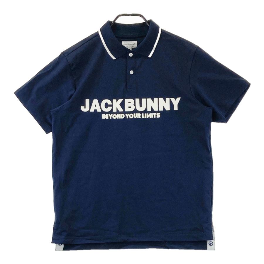 Jack Bunny!!（ジャックバニー） JACK BUNNY 半袖ポロシャツ ネイビー