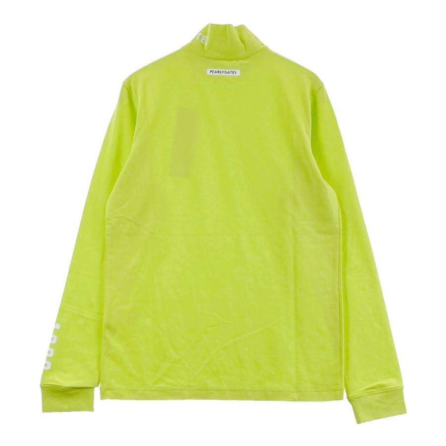 サイズ：5 PEARLY GATES パーリーゲイツ 2025年 長袖ハイネックTシャツ  グリーン系 [240101591387] ゴルフウェア メンズ ストスト PEARLY GATES（パーリーゲイツ） 【新品】PEARLY GATES 2025年モデル