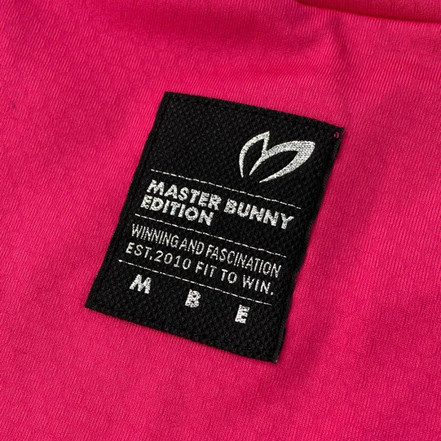 MASTER BUNNY EDITION ピンク　モックネック ゴルフウェア MASTER BUNNY EDITION（マスターバニーエディション） モックネック