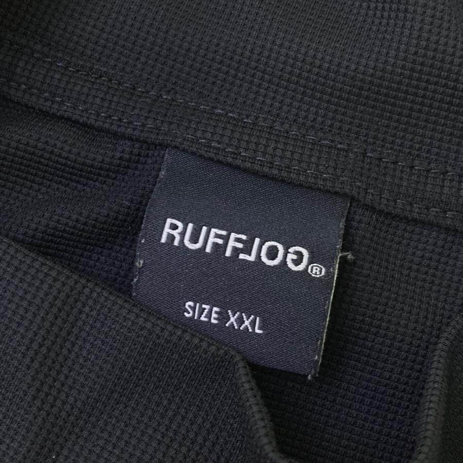 RUFFLOG ラフロッグ 2024年モデル モックネック半袖Tシャツ ブラック系