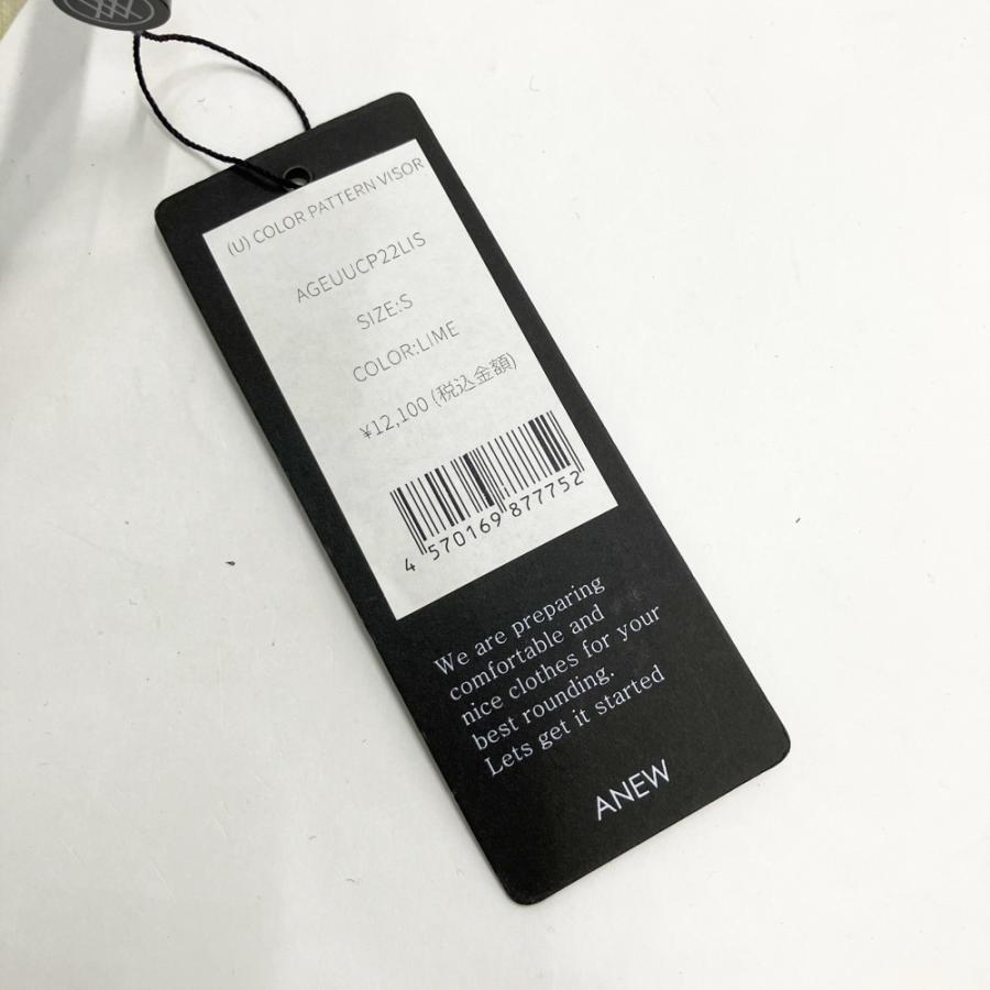 新品】ANEW GOLF アニューゴルフ サンバイザー グリーン系 S ゴルフ