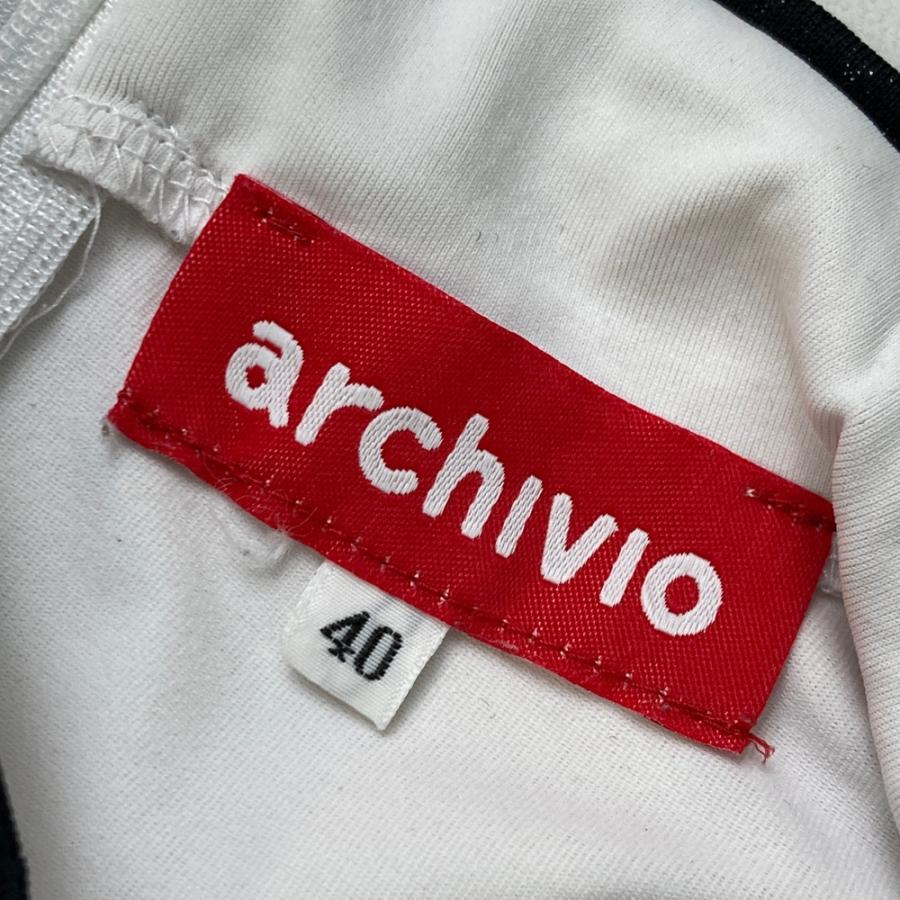 archivio（アルチビオ） ラッフルスリーブ 半袖Tシャツ ホワイト系 40
